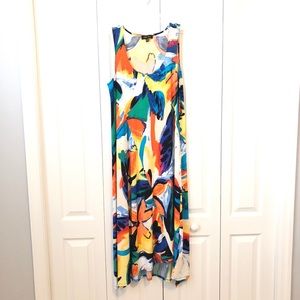 Melissa Paige multi-colored maxi dress